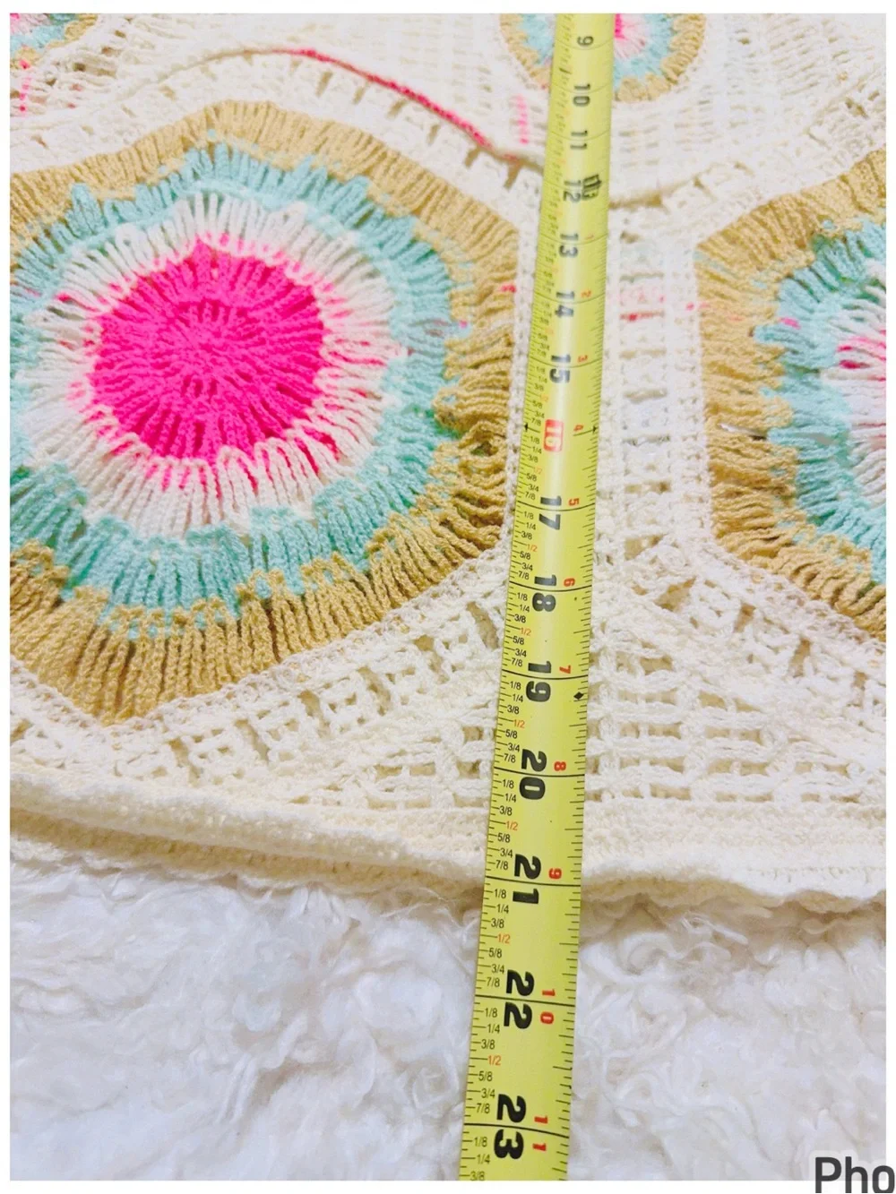 Zara Boho Crochet Top L NWOT